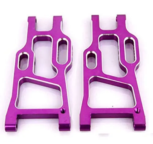 

RC Aluminum Rear Lower Suspension Arm For HSP 1:10th Upgrade Parts Purple