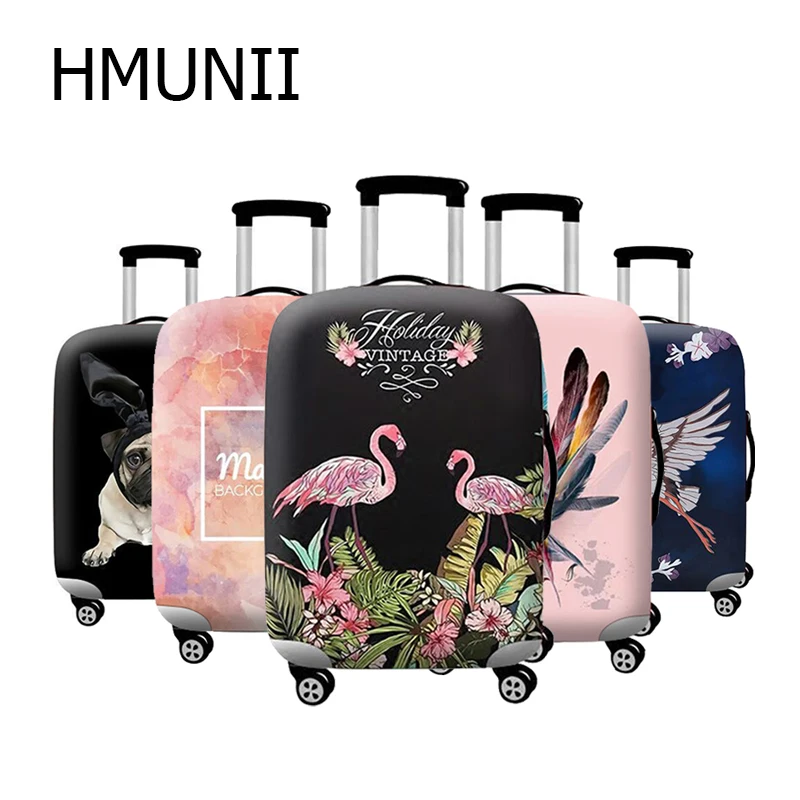 Чехол HMUNII на колесиках чехол пылезащитный эластичная ткань защитный для багажа