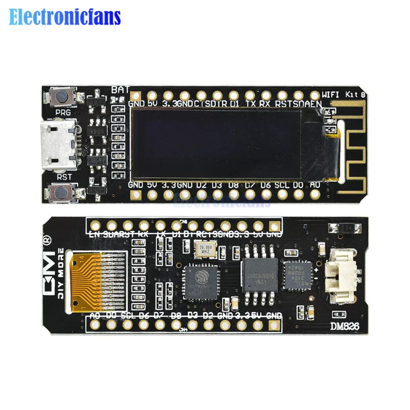 0 91 дюймов OLED ESP8266 CP2014 32 МБ флэш WIFI модуль PCB плата для Arduino NodeMcu IOT развития Интернет
