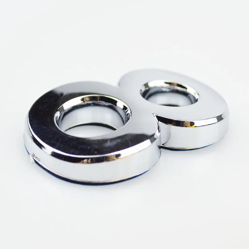 Горячая продажа 3 шт Серебряный дом отель дверь адрес налет номер стикер с