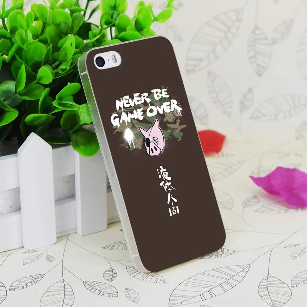 C0679 Never Be Game Over Transparent Hard Thin Case Skin Cover For Apple IPhone 4 4S 4G 5 5G 5S SE 5C 6 6S Plus |