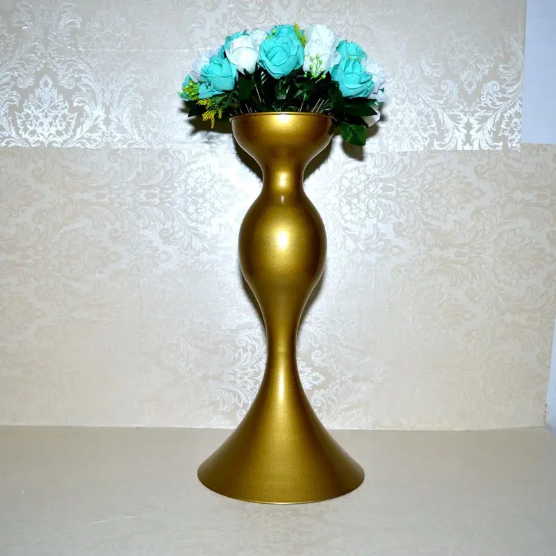 Wholesale wedding props metal spinning road Wedding Vase flash gold landing Mermaid vase | Дом и сад