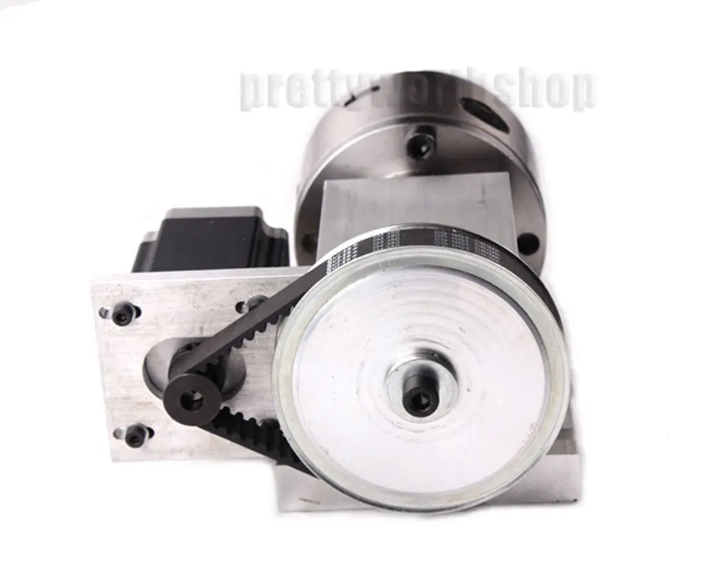 CNC Токарные станки станок k11-100 3-Челюсти Зажимы Nema23 Шаговые двигатели Комплект для