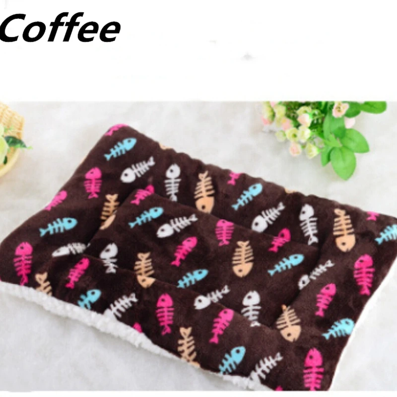 03 Large Pet Dog Cat Blanket Bed Puppy Cushion House Pet Soft Warm Kennel Dog Multifunction Mat - Color: 03