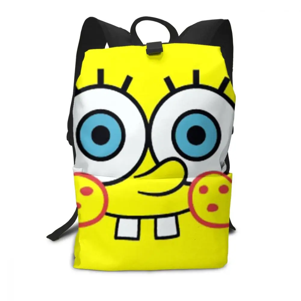 Spongebob Backpack Old Bold And Brash Backpacks High quality Trendy Bag Travel Multi Purpose Pattern Men- Women Teen Bags - Цвет: Spongebob