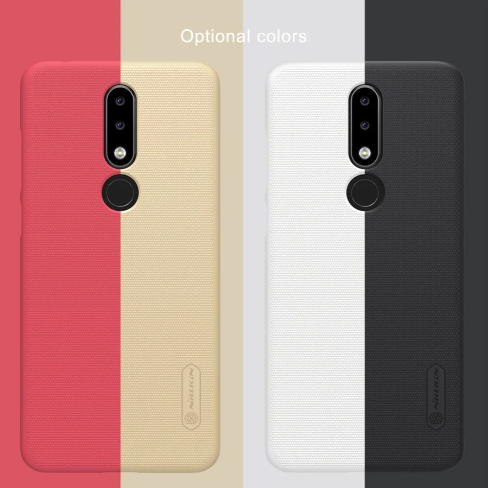For Nokia X5 case Original NILLKIN Frosted shield Phone 5.1 plus Case + Screen protector Film |