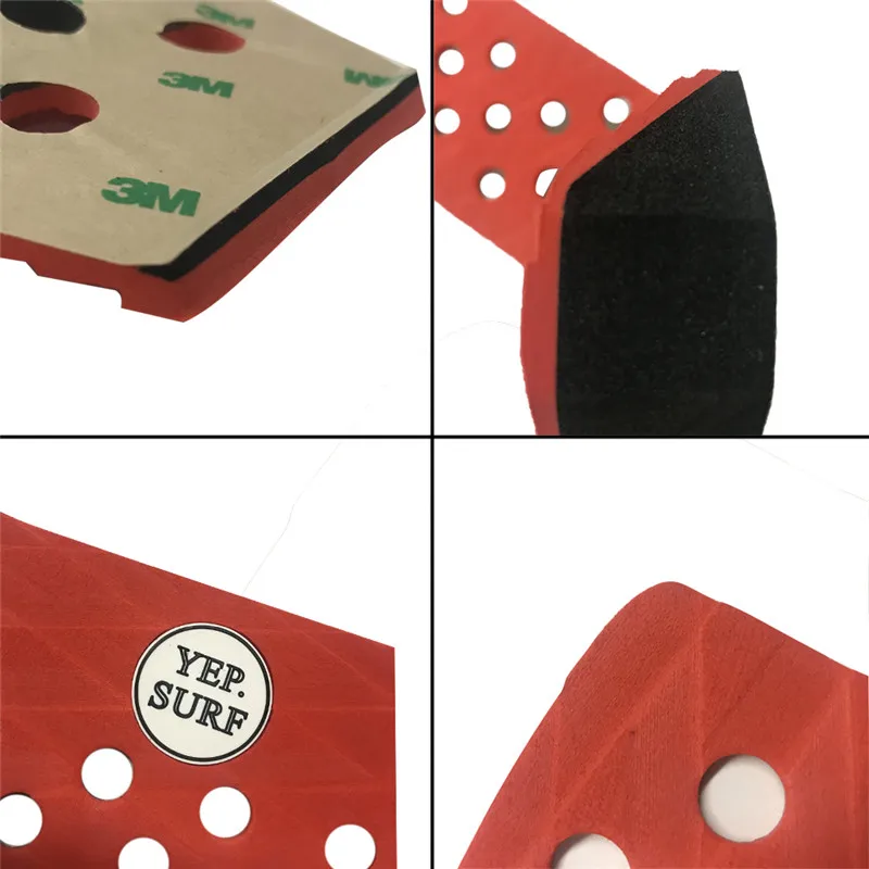 Коврик для серфинга EVA sup палубные колодки красные тяговые накладки доски оптовая