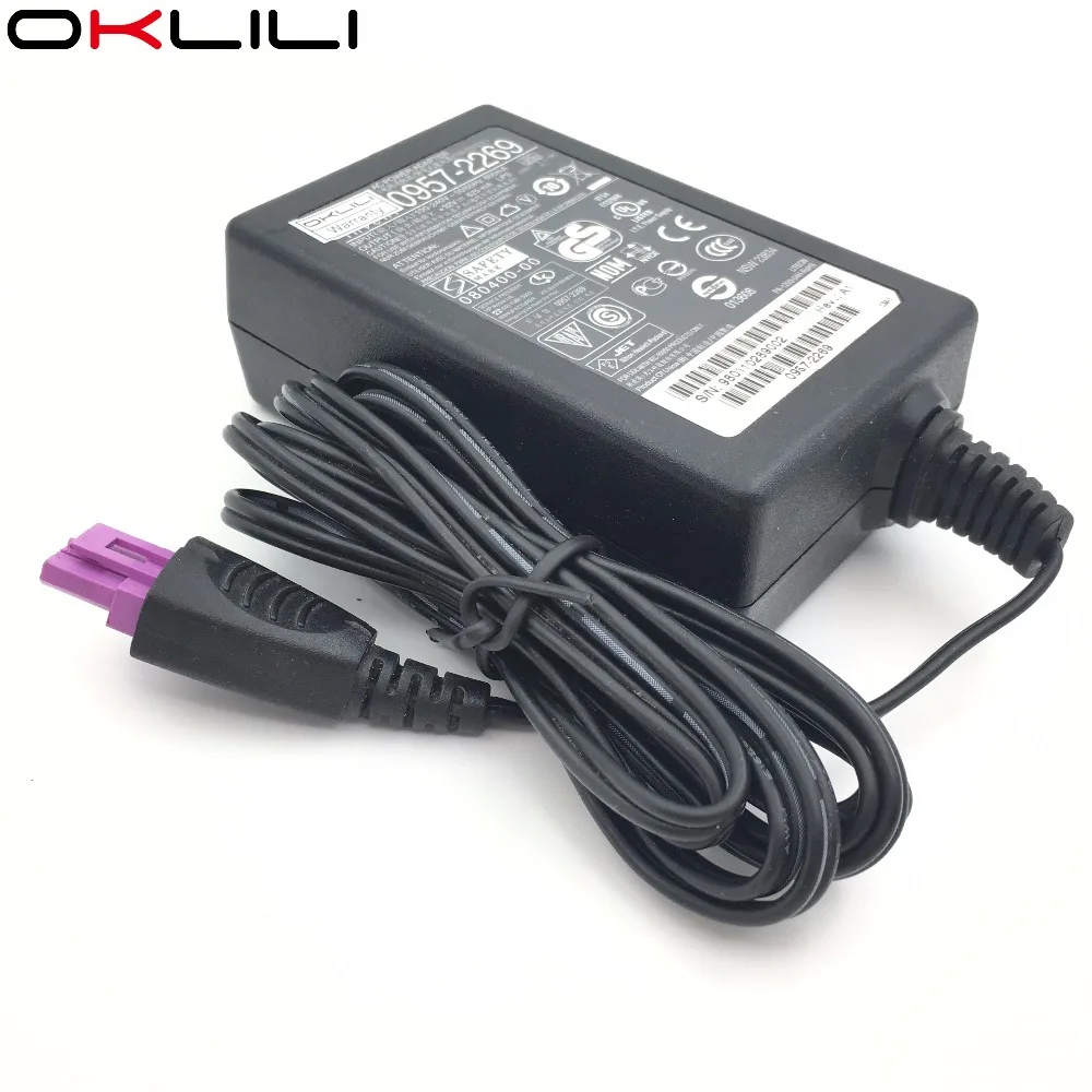 Fonte do Carregador do Adaptador de Alimentação ca hp F2410 F2420 F2423 F2430 F2460 F2476 F2480 F2483 09572269 0957-2289 32v 625ma