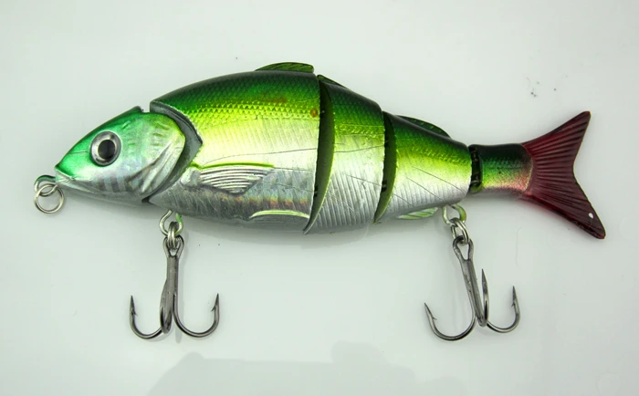 

Fishing Lure Laser 5 Section Hard Lure Freshwater Artificial Fishing Bait 12.5cm 20.7g LH005