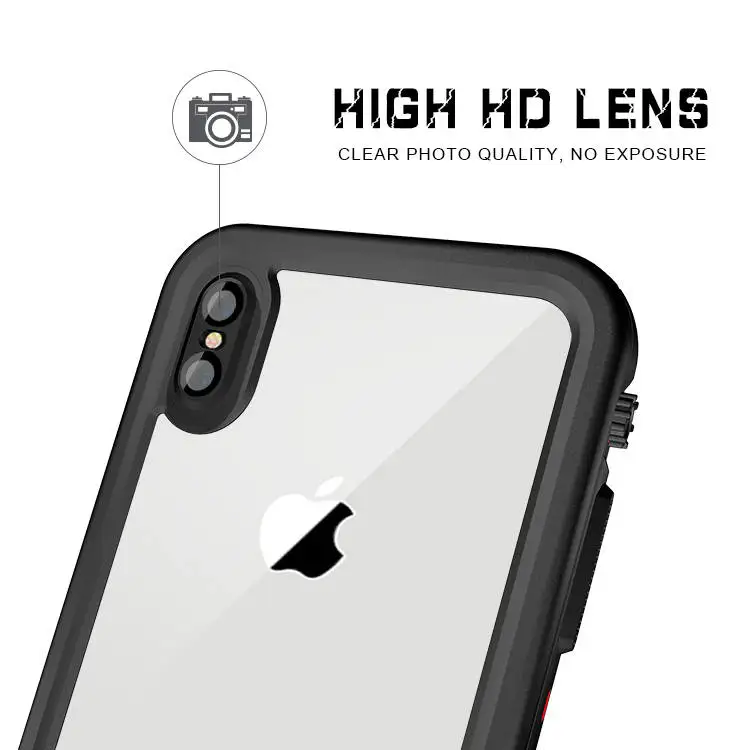 Водонепроницаемый чехол для iphone XS MAX с полной защитой 360 чехлы телефонов
