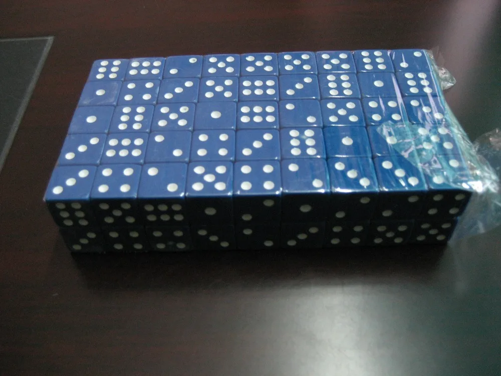 16 мм акриловые кости с боковым углом дюймов Лидер продаж коллекция экспортной