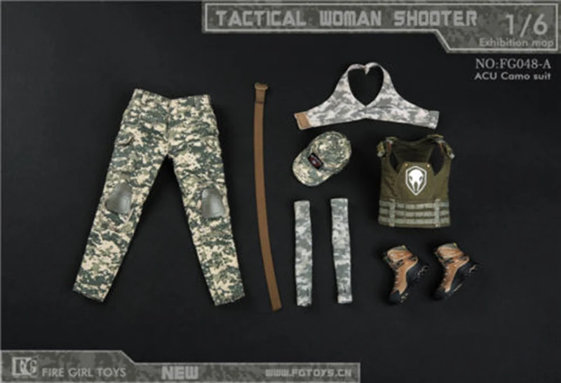 Женский Тактический комплект одежды Dark Gunner для стрельбы костюм тела 12 дюймов PH HT