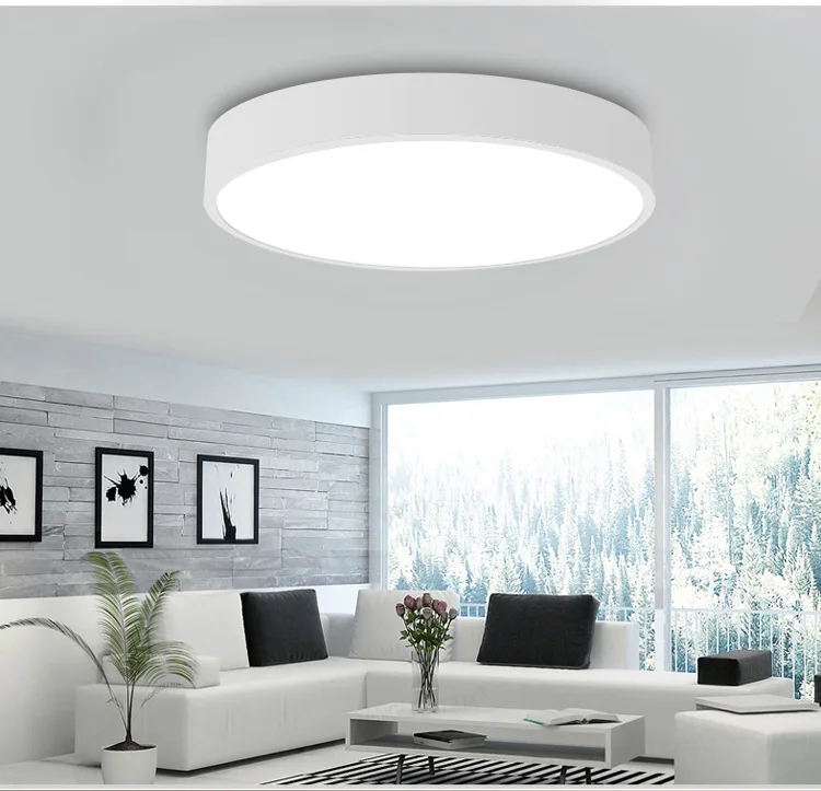 Лампа потолочная светодиодная 5 см с регулируемой яркостью|room ceiling lights|dining room