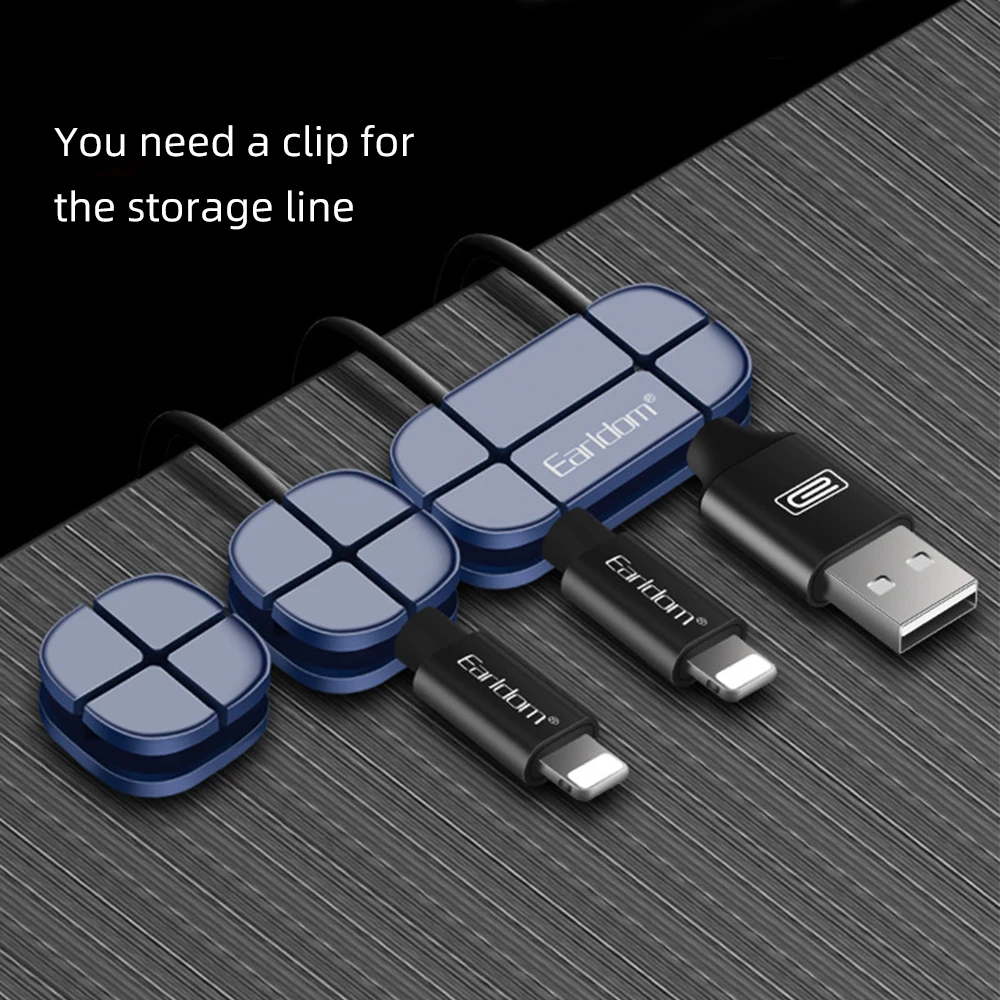 FDBRO линии передачи данных силиконовый зажим для анти-обмотка кабеля протектор