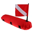 Надувной буй для подводной охоты с искусственным баннером, безопасное снаряжение для фридайвинга, пляжа, подводного плавания
