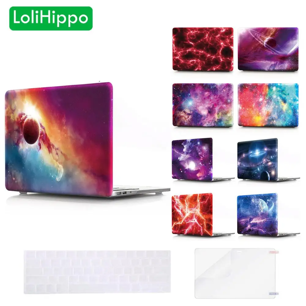 LoliHippo воздушное пространство серии ноутбук жесткий чехол для MacBook 11 12 13 15 дюймов Air