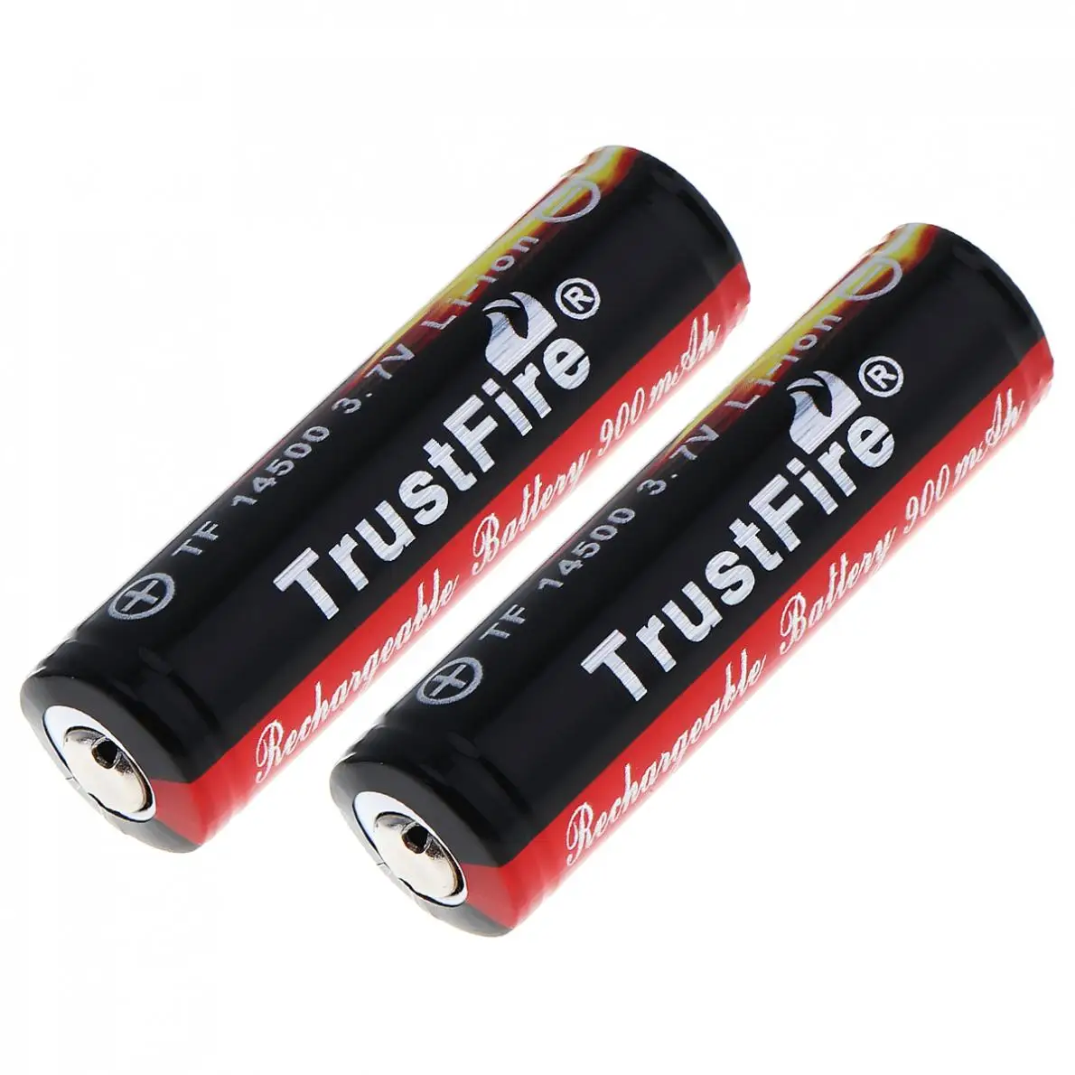 TrustFire 2 шт./лот 3 7 в 900 мАч 14500 литий ионная аккумуляторная батарея с защищенной