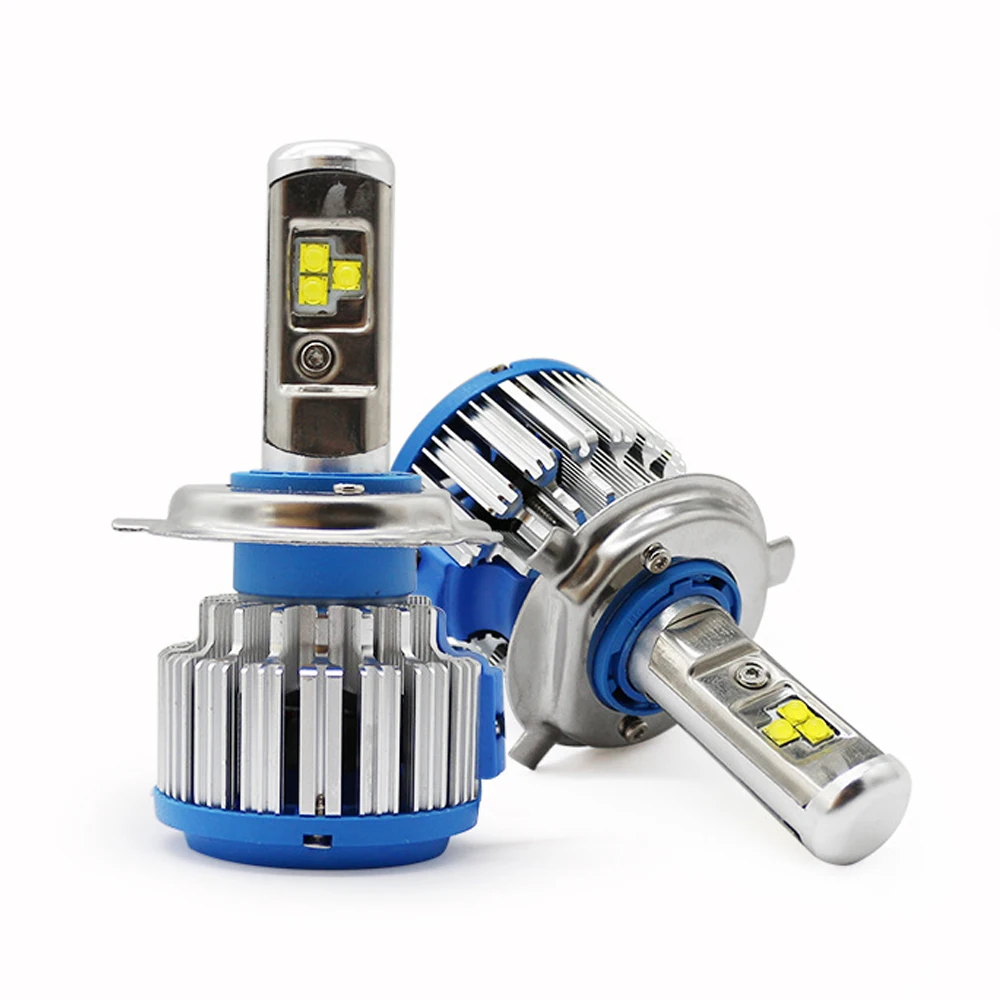 Castaleca 2 шт. Автомобильные фары H4 H7 T1 Turbo светодиодный 70 Вт 7200LM 6000 К H8/H11 HB3/9005 HB4/9006 H1 H3