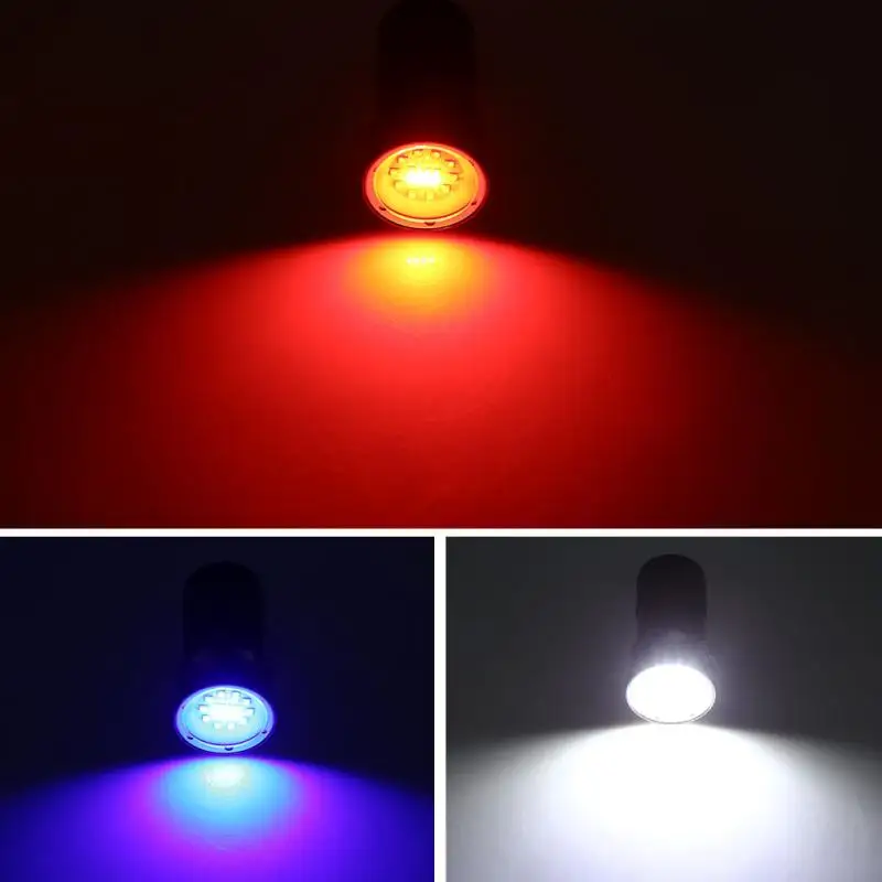 LED Diving Flashlight 3.7V 28800Lm lanterna 18650 Photography 80m Torch Light with Bracket Stand | Лампы и освещение