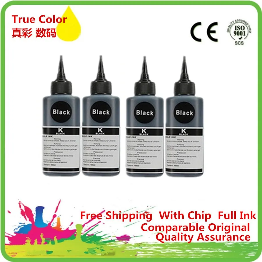 Специальный набор черных чернил для заправки Epson All Inkjet Printer 3 Black Ciss и многоразовые