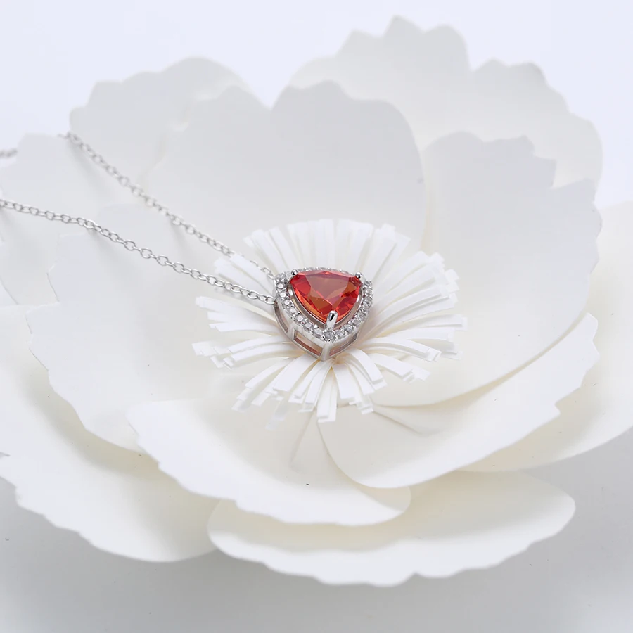 СПС натуральный Gemstone1.62cts перидот с 0.23cts Круглый Белый Циркон 925 Серебряный кулон |