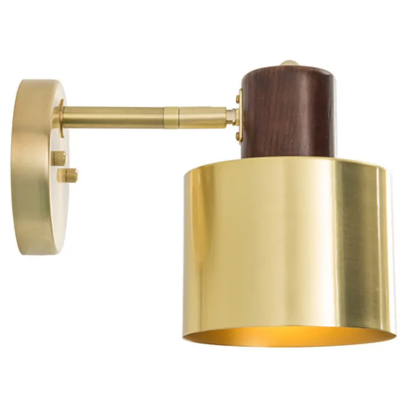 

American Loft Style Bronze Iron Wall Sconce Vintage LED Wall Lamp Adjust Bedside Wall Light Fixtures Indoor Lighting Lamparas