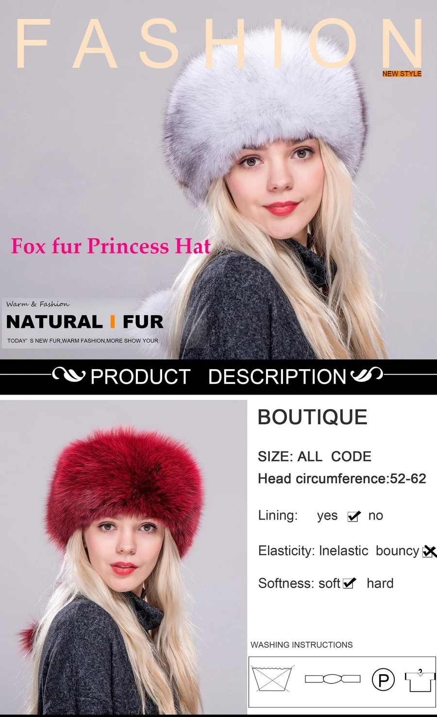 ZDFURS* Для женщин натуральный натуральный мех лисы шляпы Монголия шляпа принцессы шапка зимние Лыжный Спорт шапка, закрывающая уши зимняя меховая шапка-ушанка