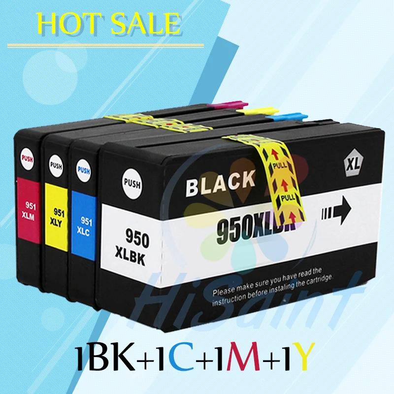 Чернильный картридж для принтера HP 950XL 951XL Officejet Pro 251dw 950 951 8100 8610 8615 8620 8640 Plus|ink