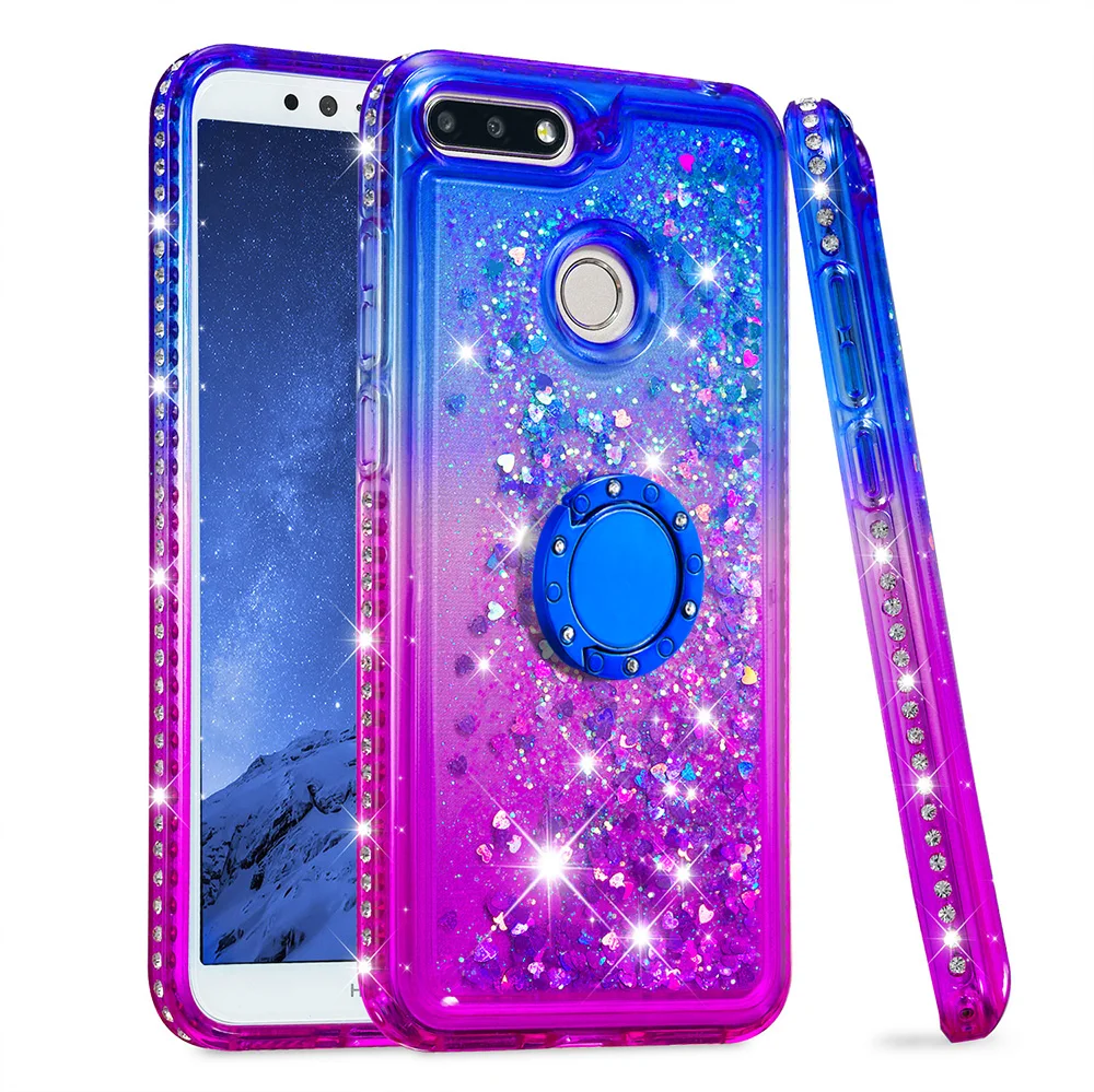 Quicksand bling Phone Case For Huawei Honor 7A /7A Pro Cover TPU Back Enjoy 8E Y6 2018 5.7&quot |