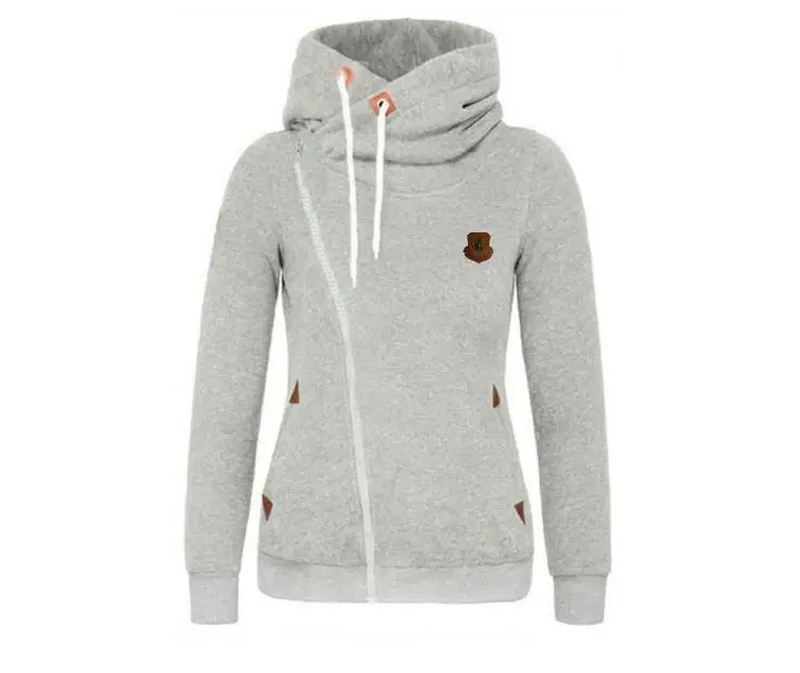 2018 Casual Women Hoodies Autumn Winter Women Zipper Hoodies Thick Thicken hoody Women Sweatshirt Hoodies