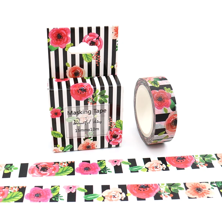 Цветная бумажная лента для маскировки цветов и полос отличное качество