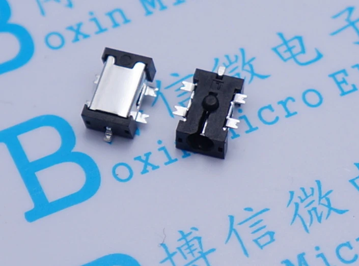 

100 шт. DC057 пять-контактный SMD оригинальный дорожный плоский выход отверстие иглы 2,5 0,7