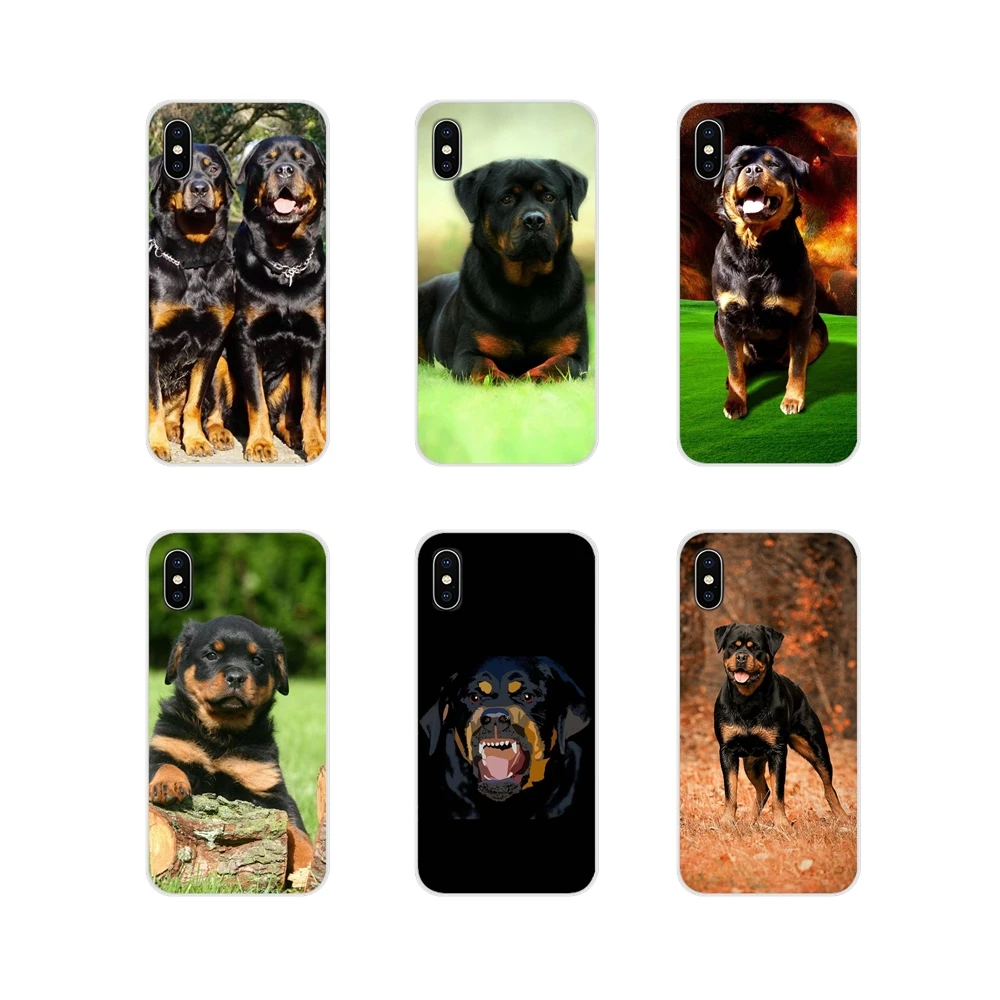 Аксессуары чехол для телефона чехлы Apple iPhone X XR XS MAX 4 4S 5 5S 5C SE 6 6S 7 8 Plus ipod touch Rottweiler