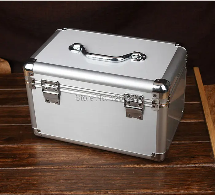 Коробка для хранения ювелирных изделий из алюминиевого сплава|box seed|box of ear plugsbox cd