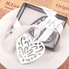 (25 шт.лот) Свадебные сувениры и подарки, полое сердце, закладка для Baby Shower, день рождения, крестины, спасибо, подарок BK021