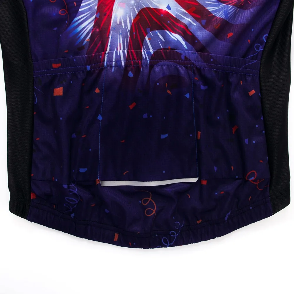 Футболка велосипедная летняя классическая серия футболок с флагом США Испании