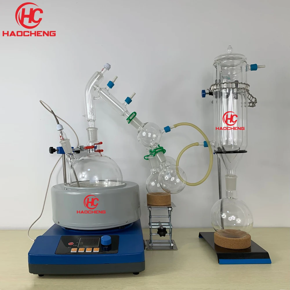 2L/5L США лабораторное оборудование химический эксперимент короткий путь дистилляции колбы