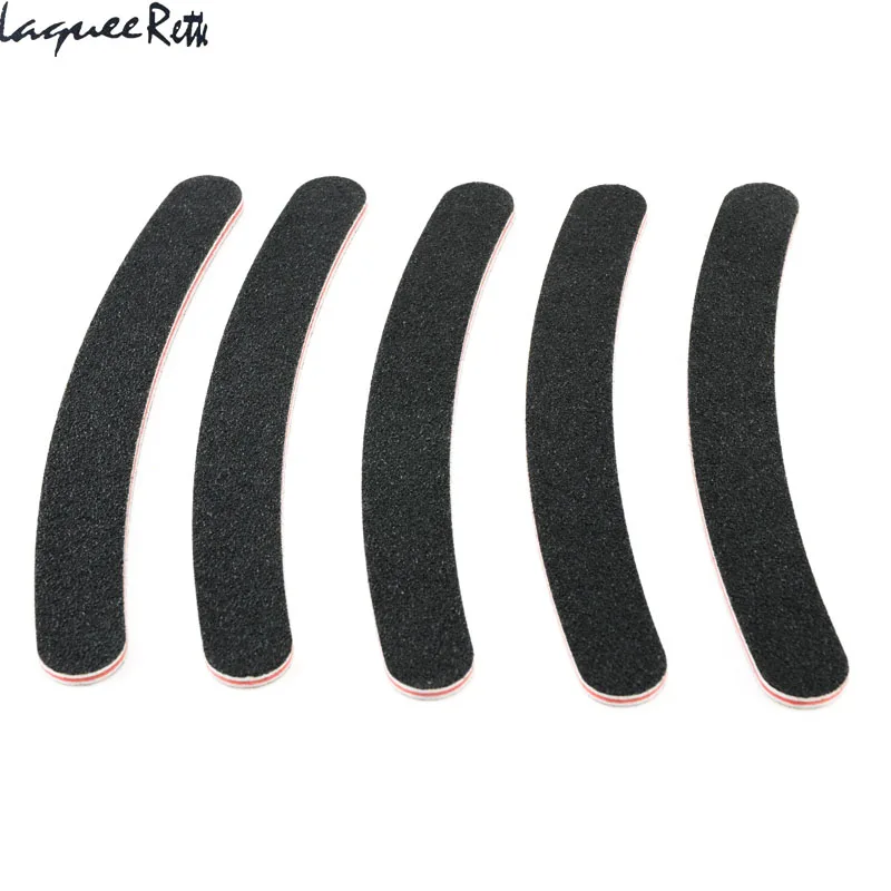 

5Pcs Professional Nail Files 100/180 Sanding Buffer Crystal Nailfile Block Pedicure File Bufffing Double Side Art File Tools