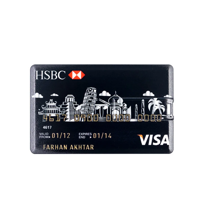 Usb флеш накопитель 32 ГБ HSBC американская экспресс карта мастер Visa памяти флешка 64