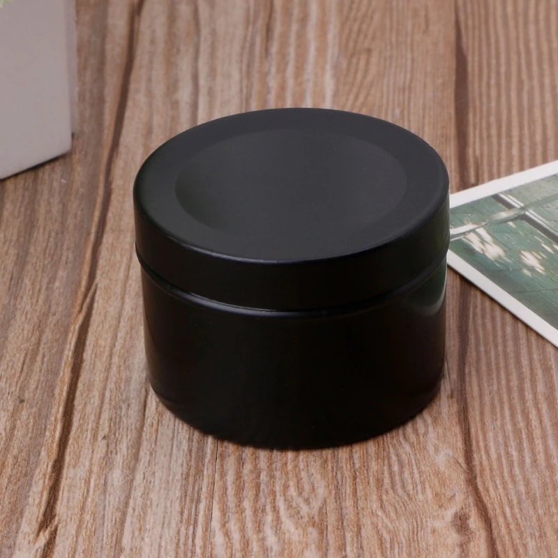 

50ml Mini Tin Tea Storage Box Round Metal Case Wedding Favor Organizer Container