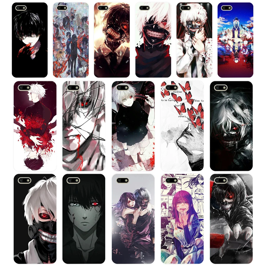 Чехол из мягкого силикона и ТПУ для huawei Honor 7a pro 7x play 284H Tokyo Ghoul аниме Kaneki Ken