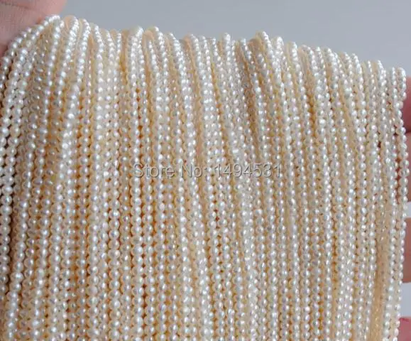 Бусины из ниток длиной 35 см 2 3 мм|beads loose|beads naturalpearl beads |