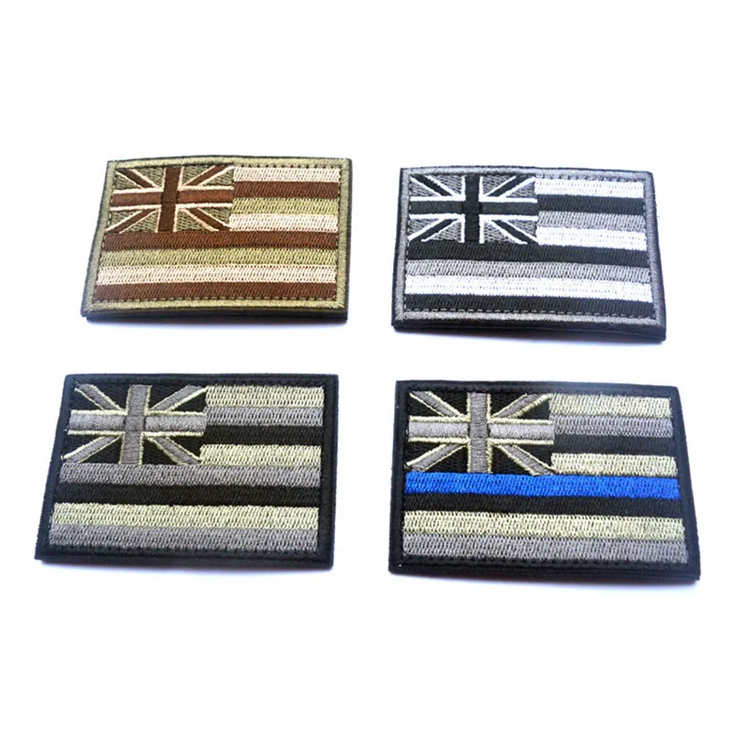Гавайский государственный флаг Morale Patch 3 &quotx 2&quot тактический значок вышитая