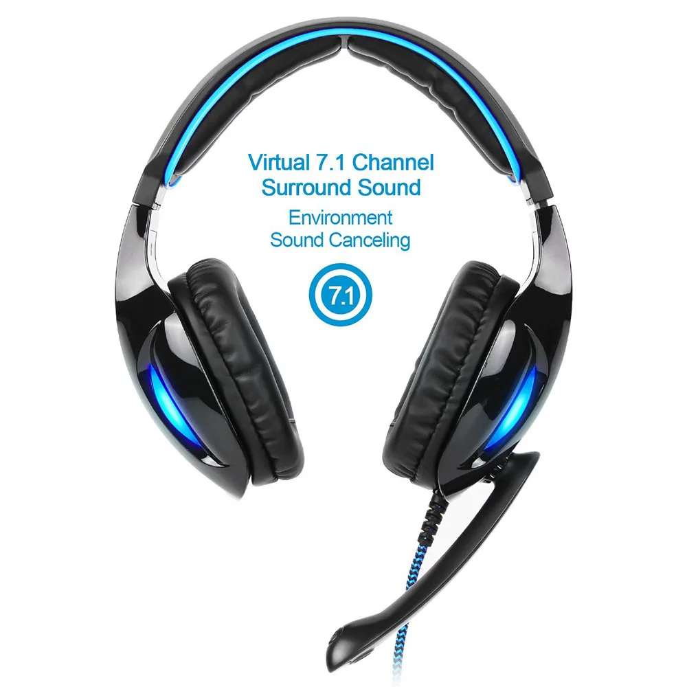 SADES SA-902 7,1 игровые музыкальные звуковые эффекты проводные наушники Стерео Аудио гарнитура наушники большой наушник с микрофоном# G4
