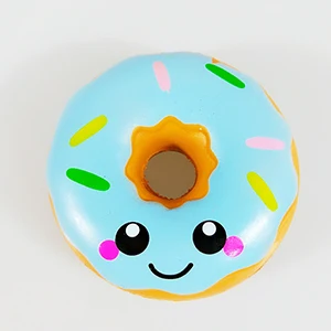 9cm kawaii donut b Kawaii Squishe Jumbo squishy Donut антистрессовая игрушка Squishy медленно поднимающаяся снятие стресса Новинка кляп игрушки гаджет антистресс брелок - Цвет: 9cm kawaii donut b