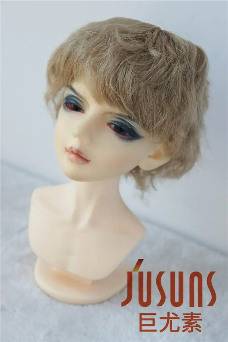 JD043 1/6 1/4 1/3 короткий курчавый шарнирный парик для YOSD MSD SD легкий кудрявый