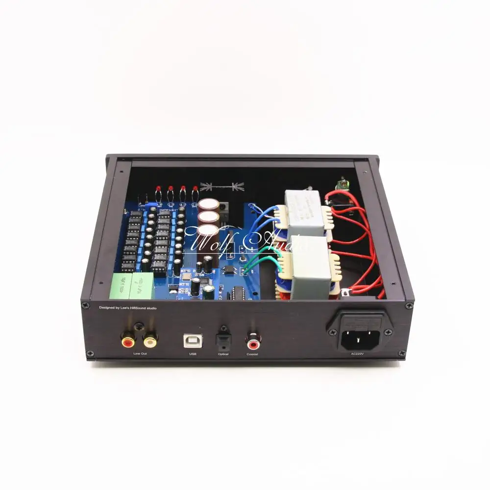 Новый список 16X параллельный TDA1543HiFi аудио DAC декодер PCM2706 USB готовый|dac finished|dac decoderdac