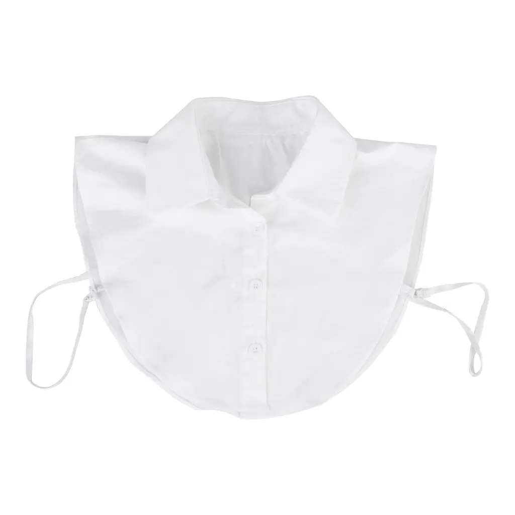 

5 pack Women's Detachable Half Shirt Blouse Collar White