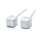 RYOUCUTE 100% Настоящее серебро роскошные брендовые корейские серьги-кубики для женщин Свадебные ювелирные изделия