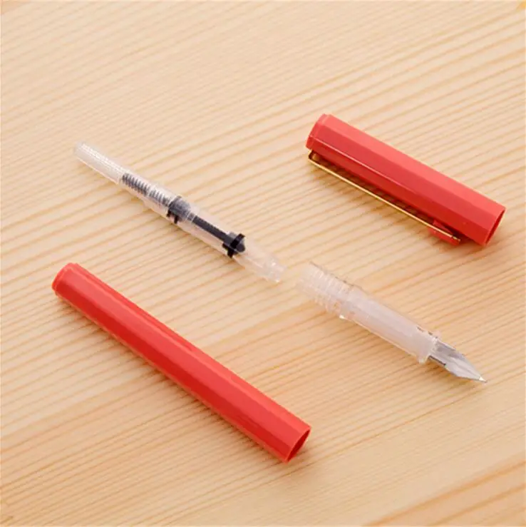 High Quality Writing Fountain pen ink nib Pocket Penna stilografica Stationery quill Vulpen Stylo plume 03878|Перьевые ручки| |